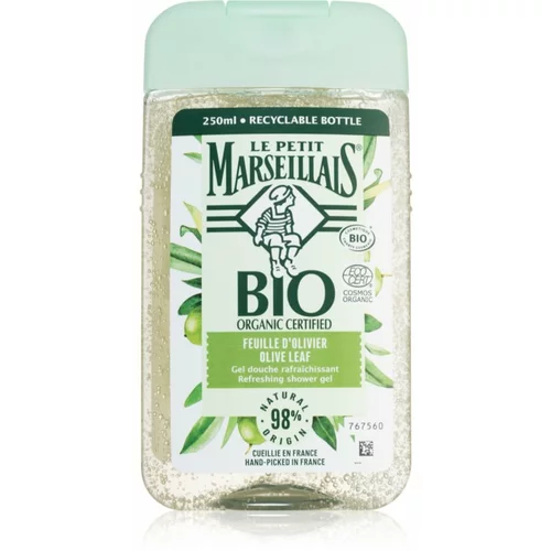 Le Petit Marseillais Olive Leaf Bio Organic osvježavajući gel za tuširanje 250 ml
