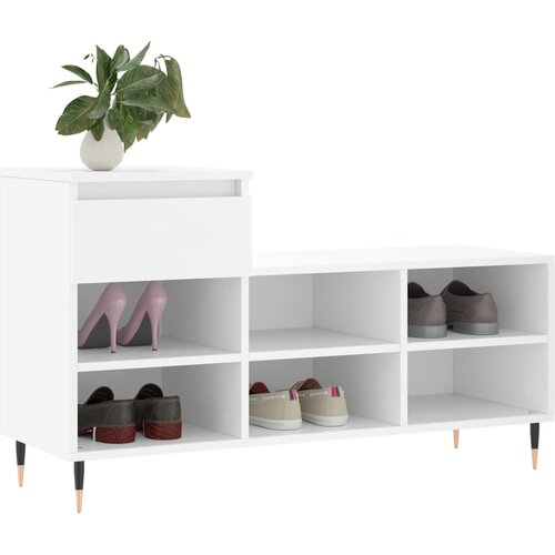  za cipele bijeli 102 x 36 x 60 cm od konstruiranog drva Slike