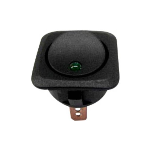 TRU COMPONENTS Automobilski klecni prekidač 12 V/DC 25 A 1 x isklop/uklop bez povrata TC-R13-203L-SQ GREEN 1 kom. Slike