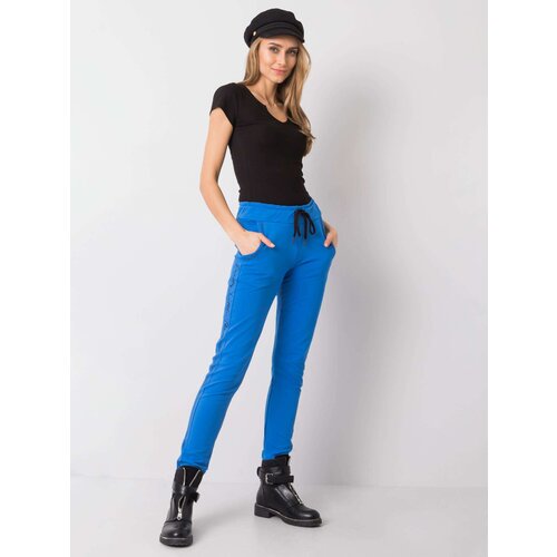 RELEVANCE Sweatpants-RV-DR-5789.06-dark blue Cene