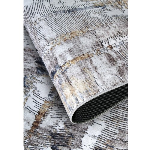 Elle Decoration Svijetlo sivi tepih 120x160 cm Malard Anthracite Gold &amp;ndash; Slike