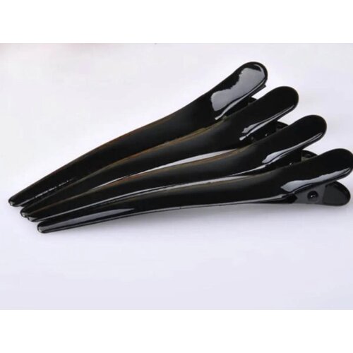  Hair Clip &scaron;tipaljke za kosu set od 4 &scaron;nale, Crne Cene