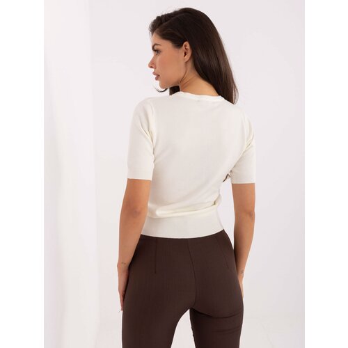 Factory Price Sweater-PM-SW-N30088.21-ecru Slike