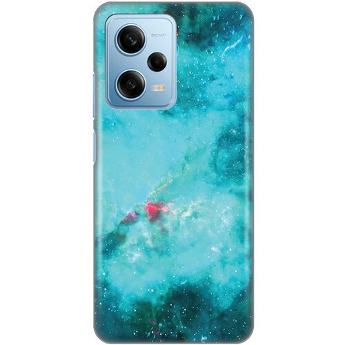 silikonska maska za Xiaomi Redmi Note 12 Pro 5G (EU) Marbel Sky Print akvamarin akvamarin Slike