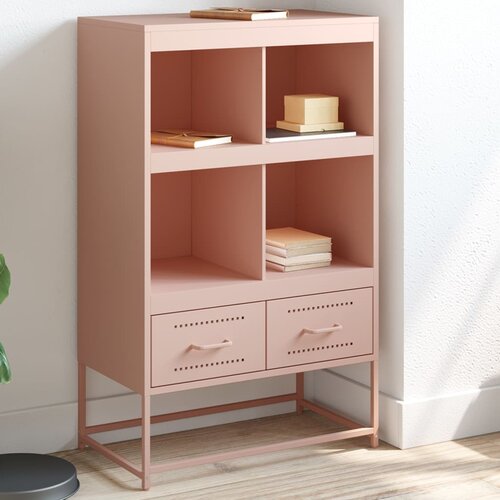 Furnova Visoka omara roza 68x39x111,5 cm jeklo, (21954871) Slike