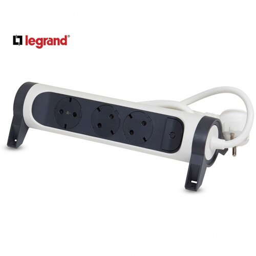 Legrand 694535 produžni blok 3X2P+E 3M (bela/t.siva) Slike