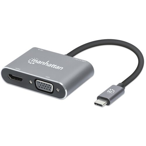  Docking station Manhattan 130691 USB-C - VGA/HDMI/USB 3.0/PD 87W Cene