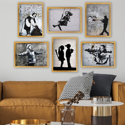 Wallity uramljena slika 6AC9626_3545, 35x45 cm , 6 delova Slike