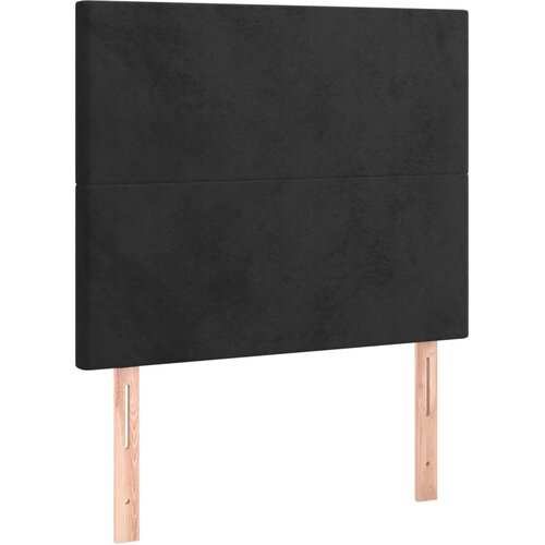  Okvir za krevet bez madraca crni 100x200 cm bar&amp;scaron;unasti Slike