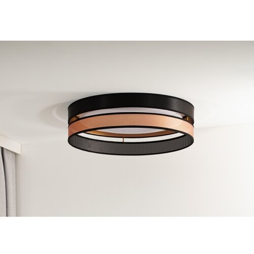  Duolla-LED Plafonsko svetlo ROLLER DUO SHINY LED/24W/230V prečnik 45 cm crna/bakrena Slike