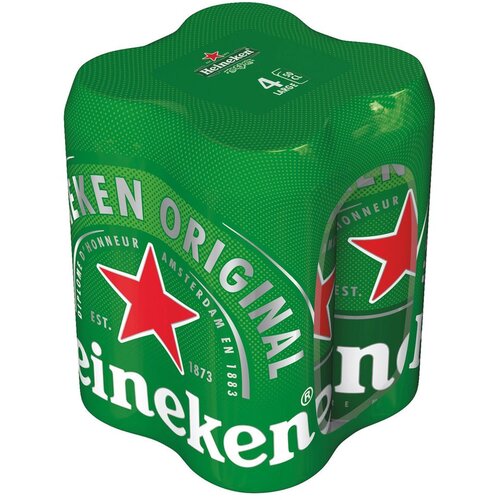 Heineken svijetlo lager pivo 4 komx 0,5 l limenka Slike