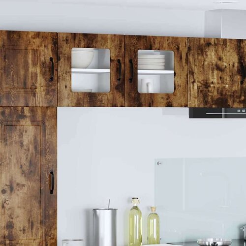  Zidni kuhinjski ormarić 2 pcs Dimljeni hrast 40 x 31 x 40 cm Cijene