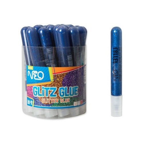 Glitz Glue, lepak sa šljokicama, plava, 10ml ( 131183 ) Slike