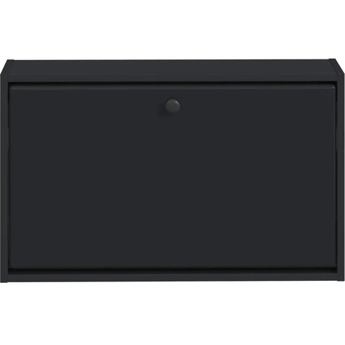  Ormar za cipele na zidu BREDA 71 x 17 x 43 cm Konstruirano drvo - Crna Cijene