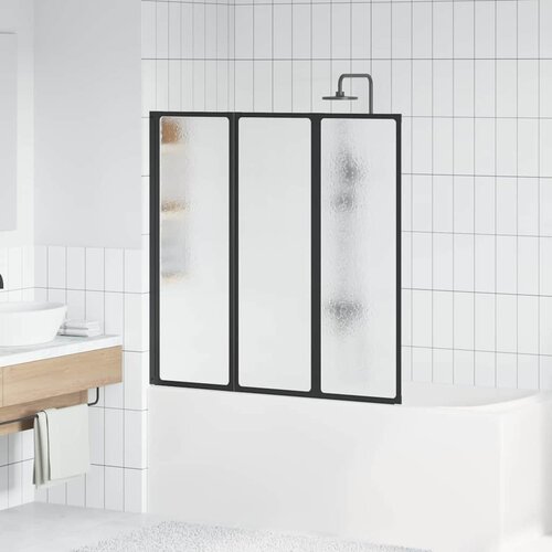 VidaXL Tu&amp;scaron; stena Črna 120 x 2 x 117 cm Aluminij Slike