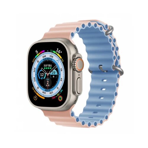 Moye Smart Watch Ocean Strap 44/45/49mm Pink Sand/Blue Fog Cene