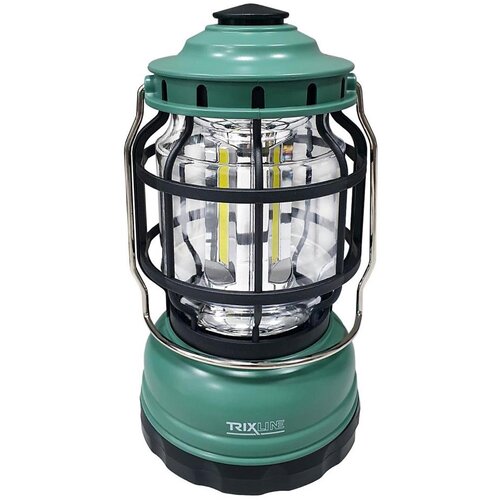  LED prigušiva prenosna kamping lampa 3xLED/3W/3xAA IPX4 zelena Cene