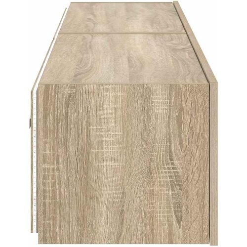  Zidni TV ormarići LED 2 kom boja hrasta sonome 80x35x31 cm Slike