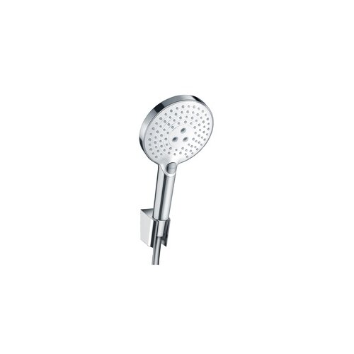 Hansgrohe Raindance Select S 120 White/Chrome tuš set: ručni tuš sa 3 mlaza, Isiflex B 1600 crevo za tuš i držač 26721400 Cene