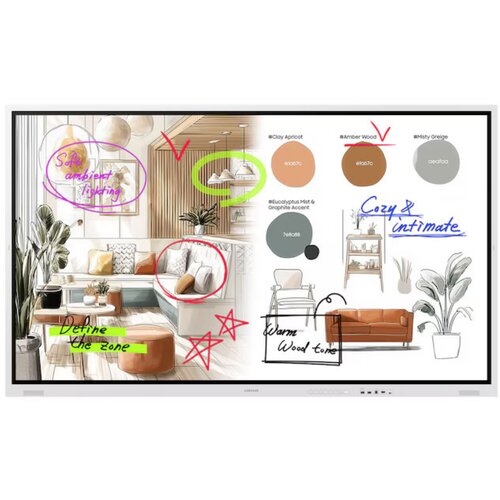 Samsung pametni zaslon Flip WMFX 75" UHD LH75WMFWLGCXEN 16/7 poslovni zaslon 75 palcev UHD z zaslonom na dotik Cene