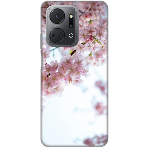  Silikonska maska za Honor X7a Spring Print &amp;scaron;arena Slike