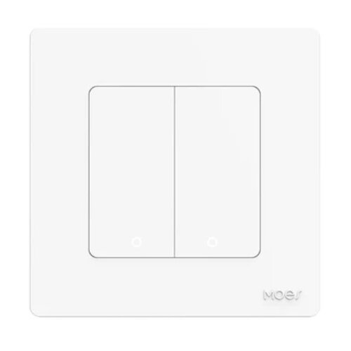 smart+ ZIGBEE MOES DIMER PREKIDAC SA 2 PREKIDACA BELI ZS-SR-EUD2-WH-MS Cene