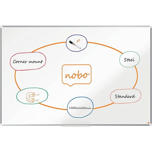 Nobo Tabla magnetna 120x180 premiumplus lakirna 1915161 Slike