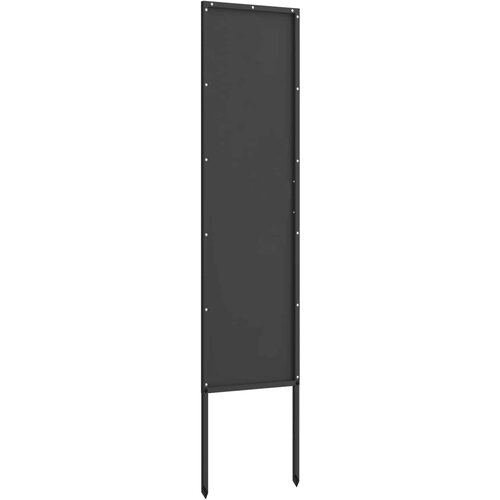  Privatnost u vrtu Crna 32 x 140 cm Hladno valjana čelična Slike