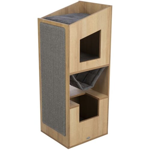 Trixie Grebalica Tower City Style 105cm braon/siva, MDF, sisal, mreža Cene