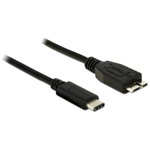 Delock USB 3.0 [1x mo&scaron;ki konektor USB-C - 1x USB 3.2 gen. 1 vtič mikro B (USB 3.0)] 1 m črna USB kabel USB 3.2 gen. 1 (USB 3.0) USB-C vtič, USB, (20416031) Cene