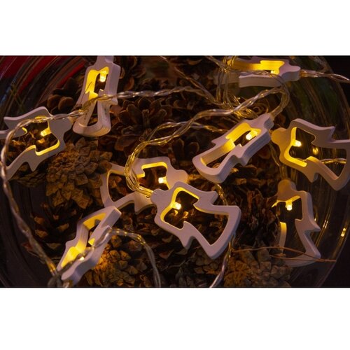 Retlux LED lanac 10xLED/2xAA 1,8m toplo belo Slike