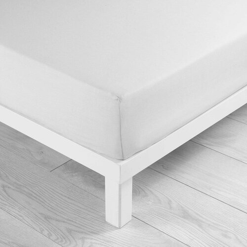 Douceur d int&amp;eacute;rieur Bijela plahta s gumom od mikrovlakana 90x190 cm Oscar &amp;ndash; Slike