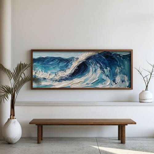 WALLXPERT FAH168-120 Multicolor Decorative Framed MDF Painting Cene