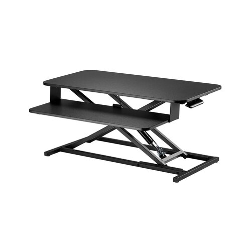 Home Vi&amp;scaron;enamjensko radno postolje, MDF / čelik - SST 02, Crno Slike