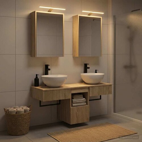  Set ormarića za kupaonicu 5 pcs Hrast sonoma 43 x 16 x 62,5 cm Cene