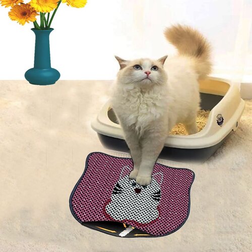 WALLXPERT Kdkafa0025 multicolor cat litter mat Cene