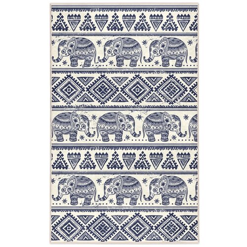Mila Home Plavi perivi tepih 120x180 cm Elephant – Cijene