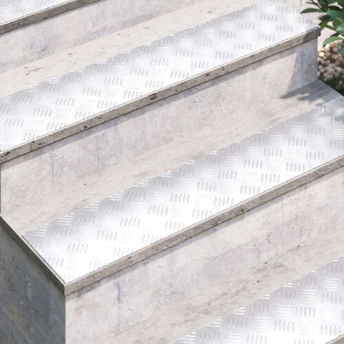  Aluminijske stepenice 4 kom. nekližuće 100x20 cm Slike