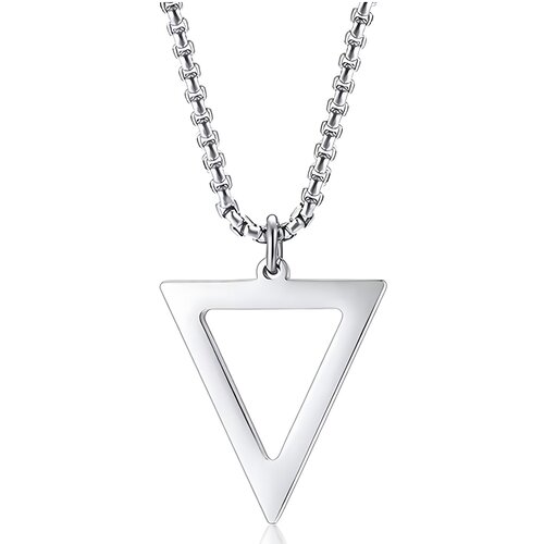 IZMAEL Ogrlica Simple Triangle - Srebrna Cijene