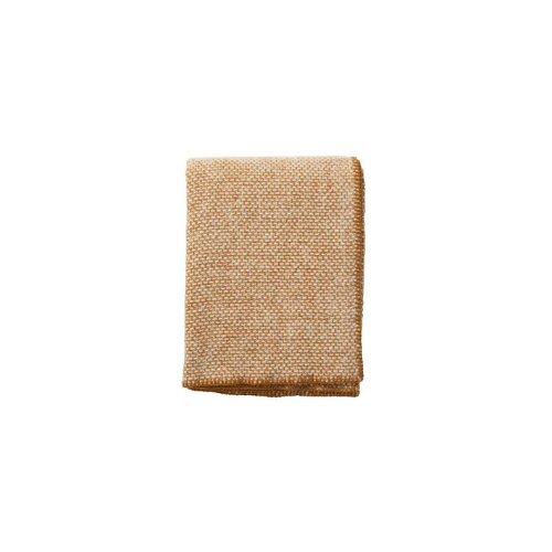 Klippan Pokrivac Domino od organske vune caramel Cene