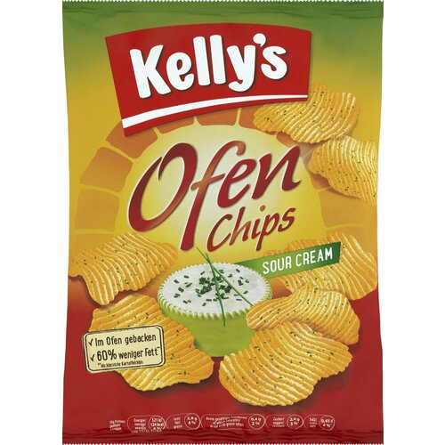 Kelly's Oven Chips - Sour Cream - 10 kosov Cene