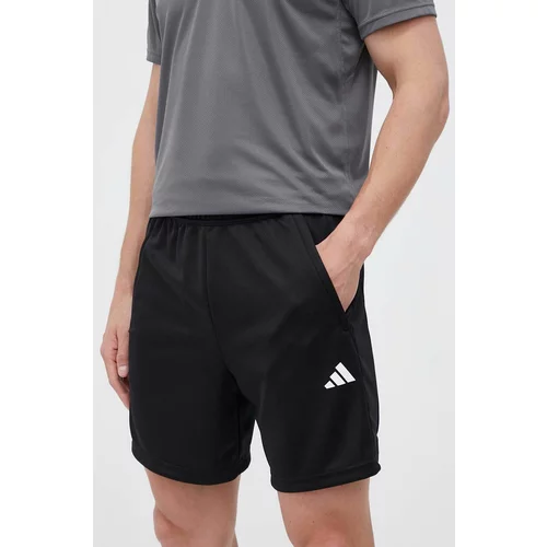 Adidas Kratke hlače za vadbo Train Essentials črna barva