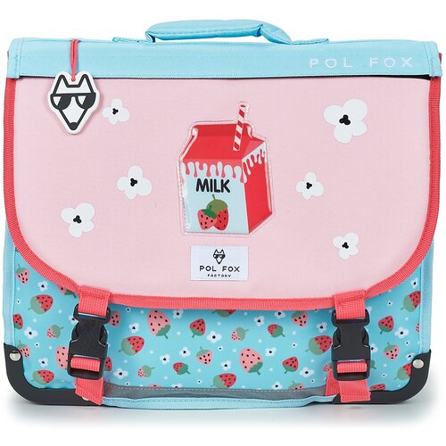 Pol Fox &amp;Scaron;olska torba CARTABLE STRAWBERRY 38 CM Večbarvna Slike