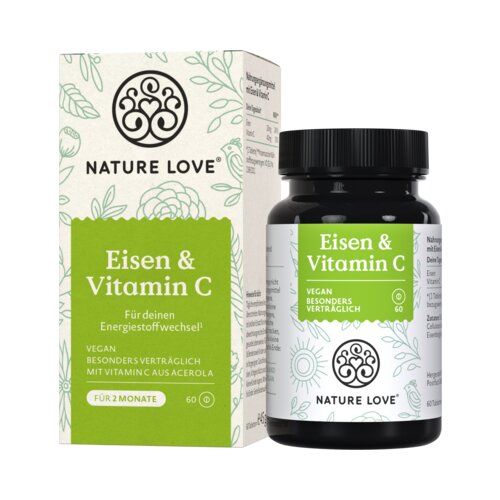 Nature Love Železo z vitaminom C Cene