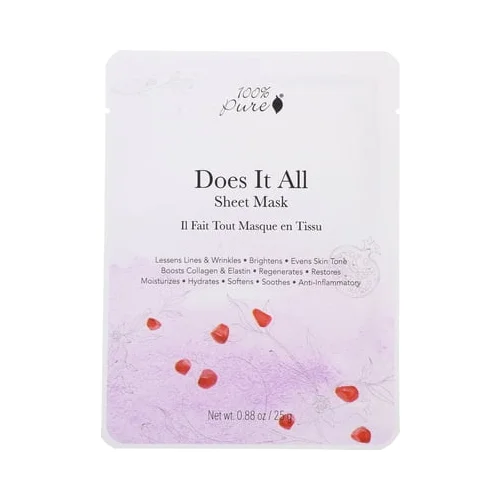 100% Pure does it All Sheet Mask - 1 kom