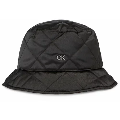 Calvin Klein Klobuk Diamond Quilt Bucket Hat K60K611512 Črna