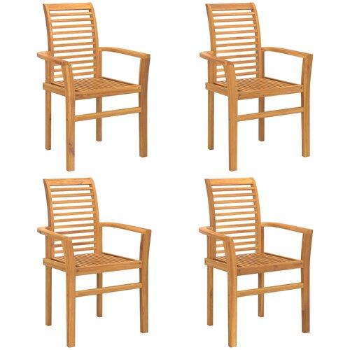  Stolac za blagovanje 4 pcs Smeđa 62 x 55 x 94 cm Slike
