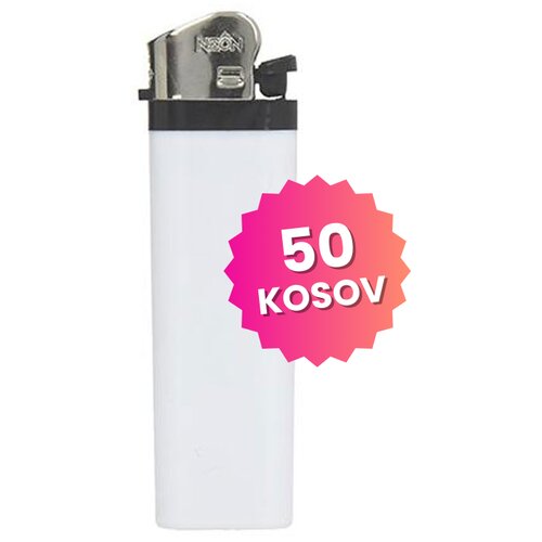  Vžigalniki Feniks Baron, bela, 50 kosov Cene