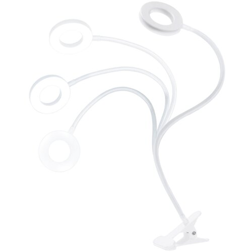 Solight WO66-W -LED prigu&amp;scaron;iva stona lampa sa klipsom LED/8W/230V 3000/4000/5000K bela Slike