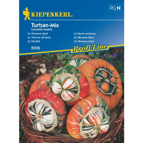 KIEPENKERL Sjeme povrća ukrasna tikva Turban-Mix (Cucurbita maxima, Berba: Rujan)